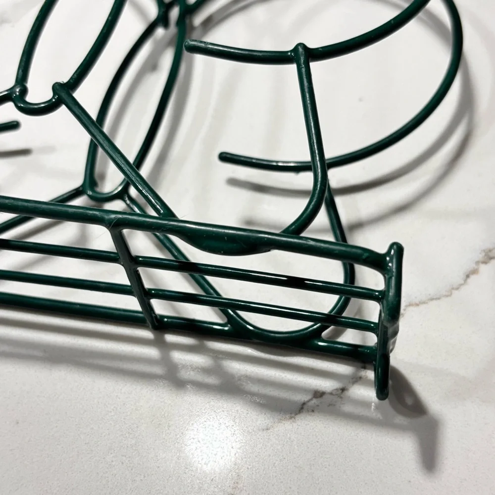 Green Metal Coated Butterfly Napkin Holder Picnic Summer Beach Backyard BBQ